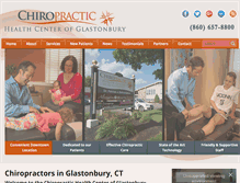 Tablet Screenshot of glastonburychiro.com